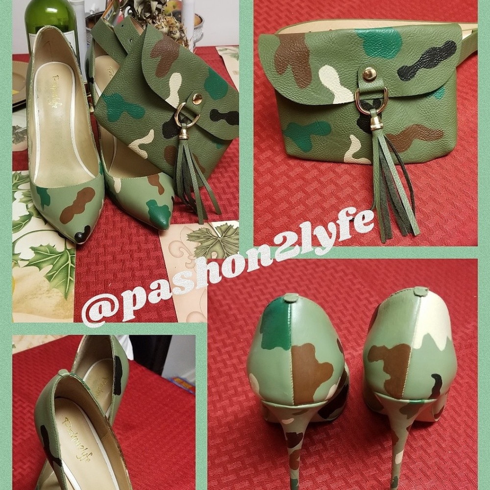 Camo pumps